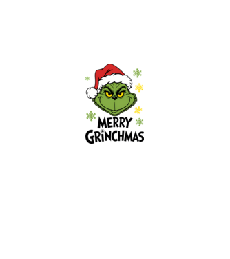Merry Grinchmas fehér pólóra minta királykék pólón