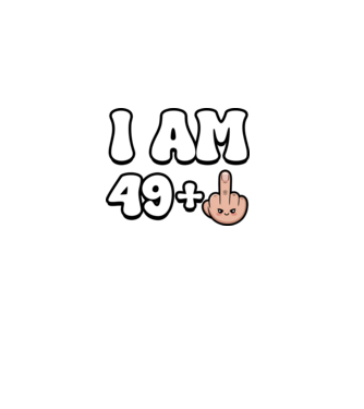 I am 49+1 minta dusty pink pólón