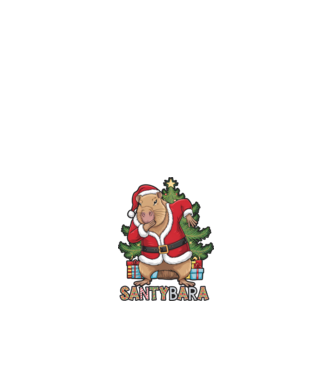 Santybara minta fehér pólón