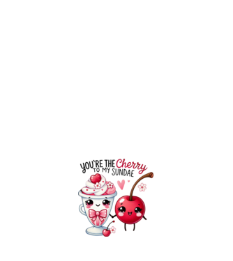 You are the cherry to my sundae minta fehér pólón