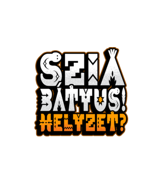 Szia bátyus helyzet törzsi minta fehér pólón