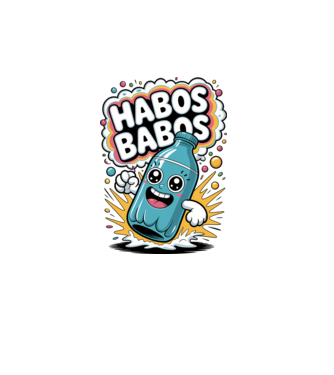 Habos Babos minta türkiz pólón