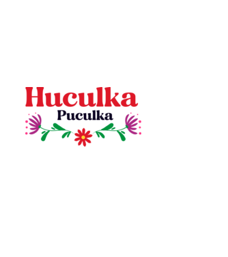 Huculka  Puculka Népies minta világoskék pólón
