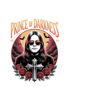Prince of Darkness minta fekete pólón