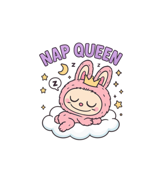 Nap Queen minta homokszín pólón