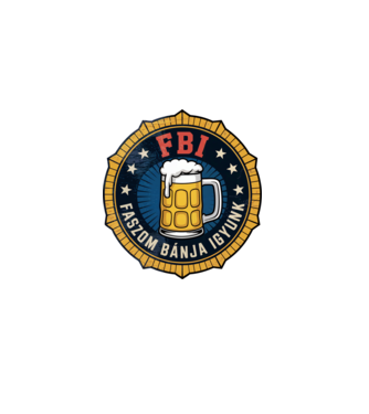 FBI legénybúcsú 2 minta fehér pólón