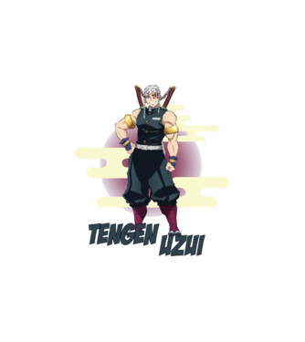 Tengen Uzui minta fehér pólón