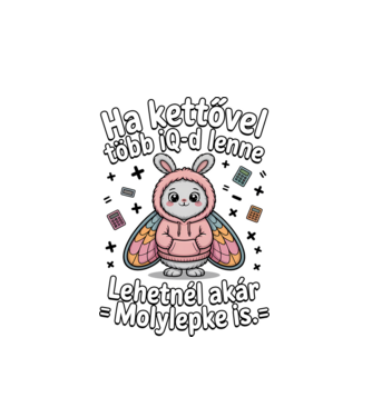 Ha kettővel több iQ-d lenne minta fehér pólón