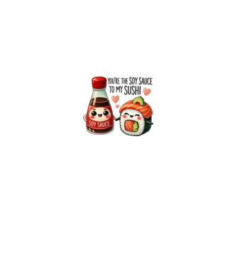 You are the soy sauce to my sushi minta királykék pólón