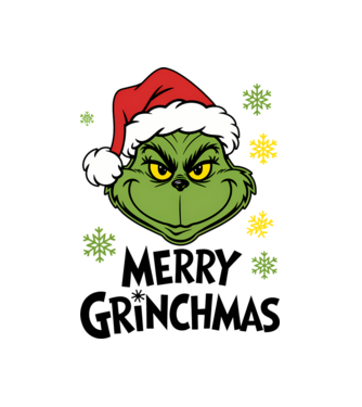 Merry Grinchmas fehér pólóra minta fehér pólón