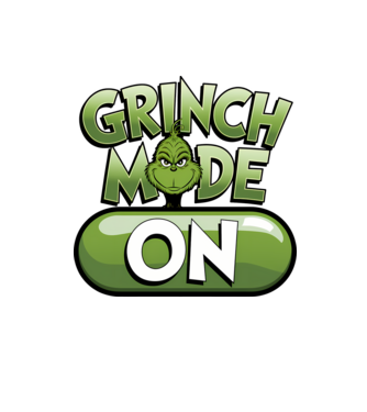 Grinch mode ON minta homokszín pólón