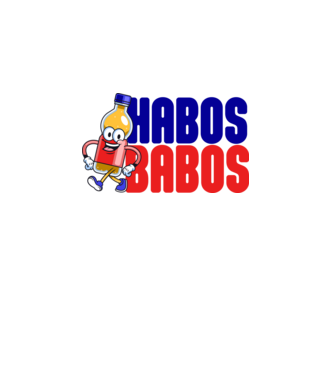 Habos Babos minta fehér pólón