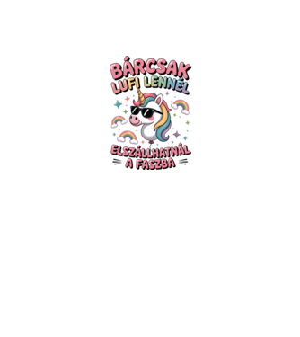 Bárcsak lufi lennél minta fehér pólón