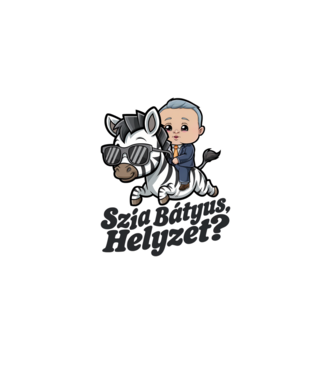 Szia bátyus, helyzet Viktor remix póló minta fehér pólón