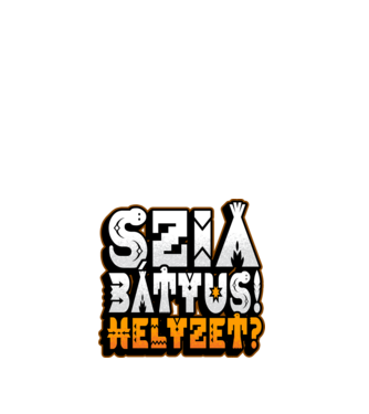 Szia bátyus helyzet törzsi minta fehér pólón
