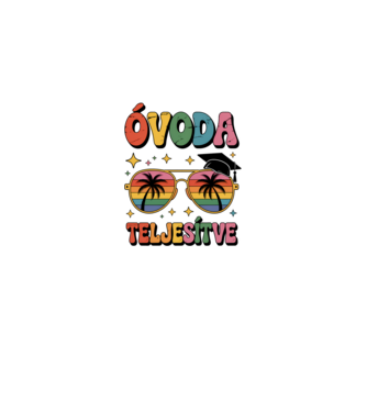 Óvoda teljesítve minta fehér pólón