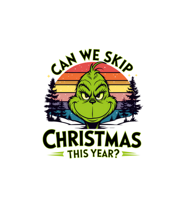 Kihagyhatjuk idén a karácsonyt Grinch minta fehér pólón