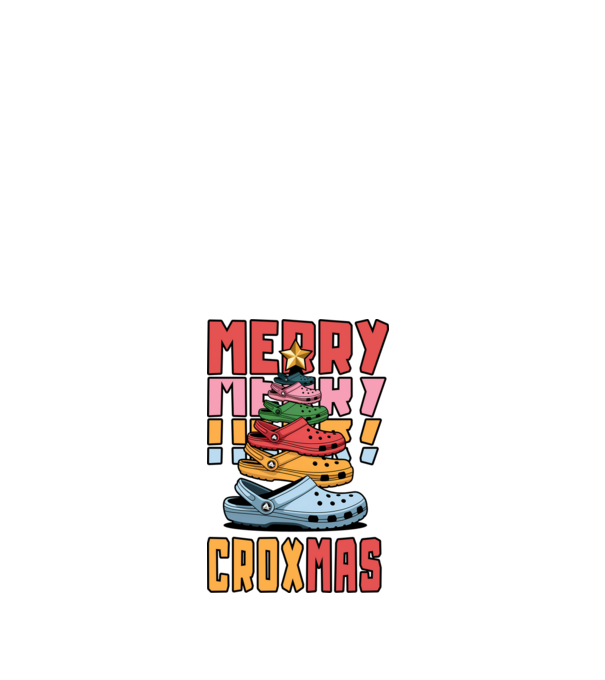 Merry Croxmas minta fehér pólón