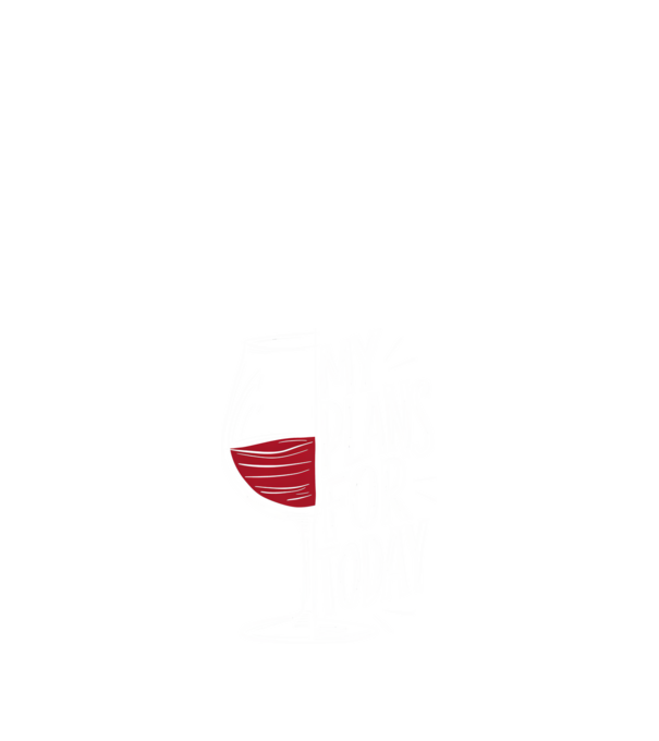 My Plans For Today Wine fekete pólóra minta fekete pólón