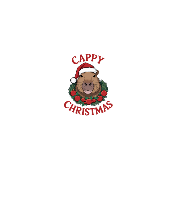Cappy Christmas 2 minta fehér pólón