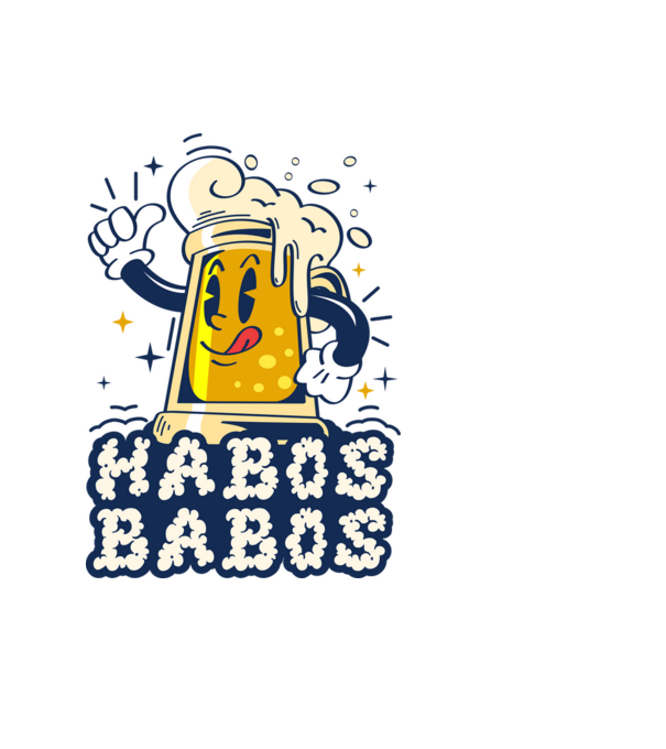Habos Babos minta világoskék pólón