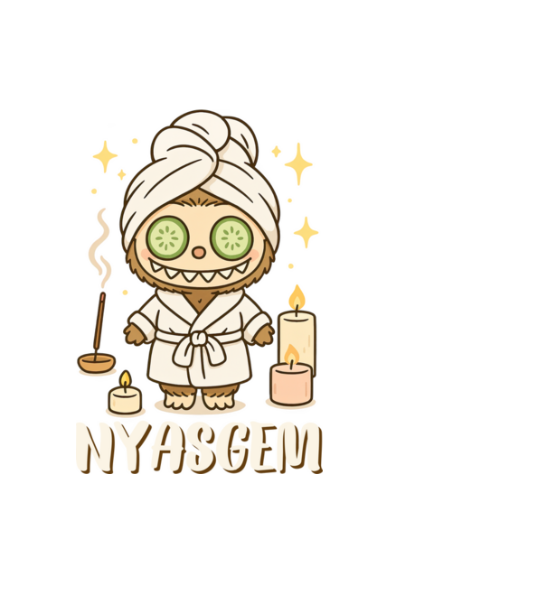 Nyasgem minta fekete pólón