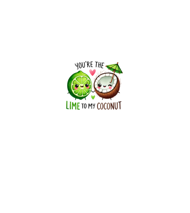 You are the lime to my coconut minta királykék pólón