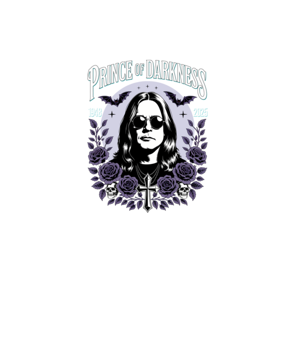 Prince of Darkness minta fekete pólón