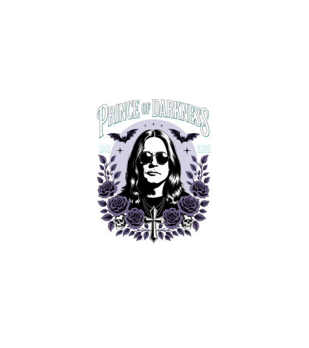 Prince of Darkness minta fekete pólón
