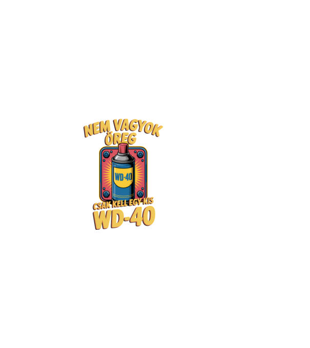 Nem vagyok öreg, csak kell egy kis WD-40 minta fekete pólón