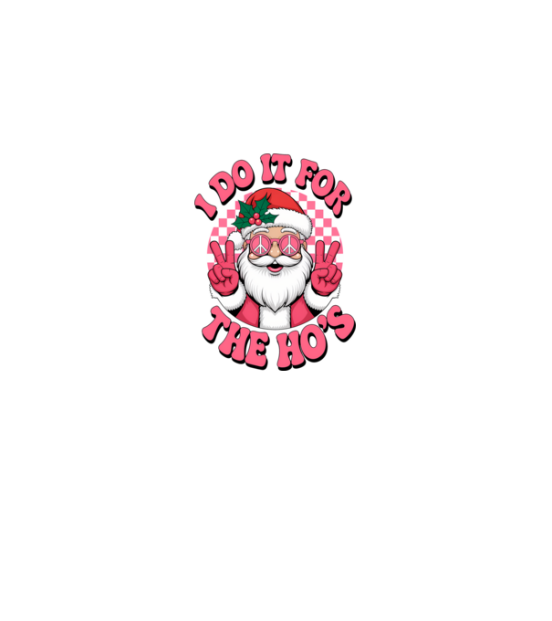 I do it for the HO's  minta fekete pólón