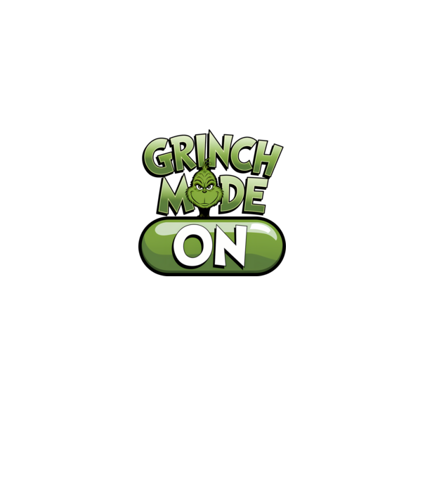 Grinch mode ON minta királykék pólón