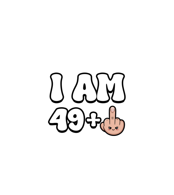 I am 49+1 minta fehér/piros pólón