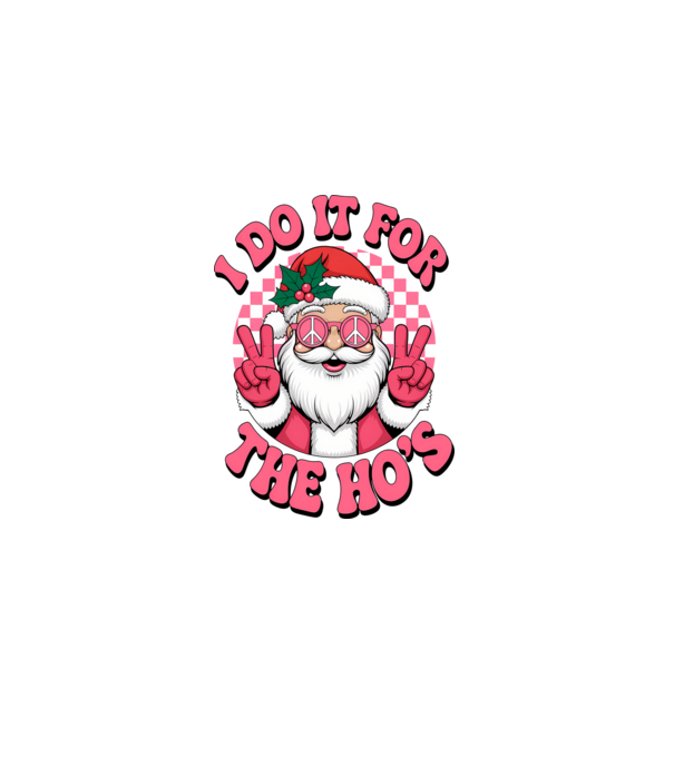I do it for the HO's  minta fekete pólón