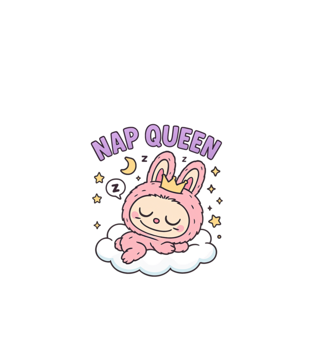 Nap Queen minta fehér pólón
