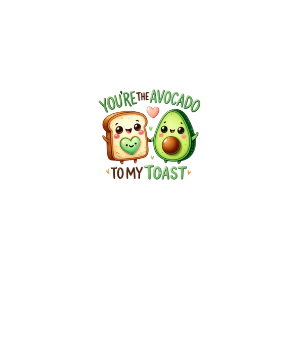 You are the avocado to my toast minta piros pólón