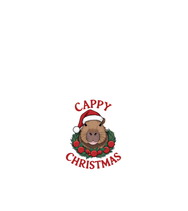 Cappy Christmas 2 minta fehér pólón