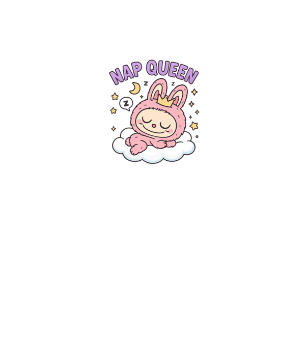 Nap Queen minta fehér pólón