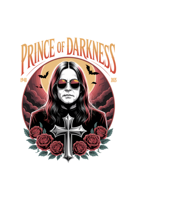 Prince of Darkness minta fekete pólón