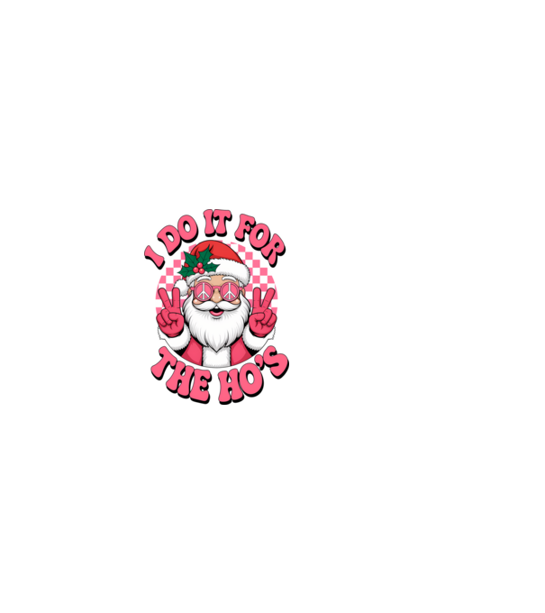 I do it for the HO's minta fekete pólón