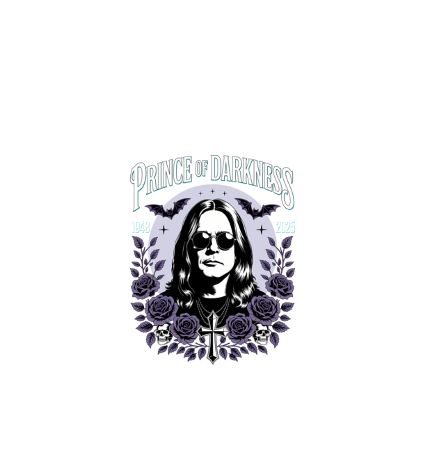 Prince of Darkness minta fekete pólón