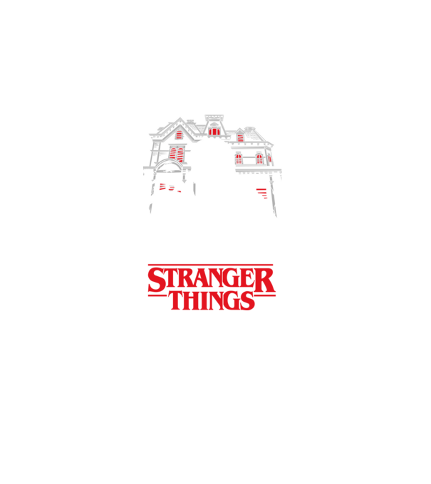 Stranger Things Vecna minta fekete pólón