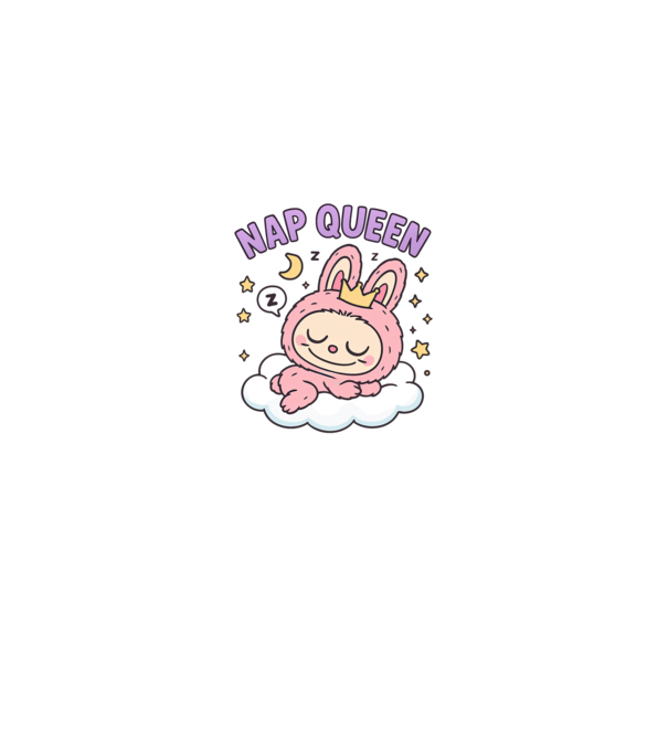 Nap Queen minta királykék pólón
