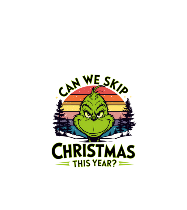 Kihagyhatjuk idén a karácsonyt Grinch minta fehér pólón