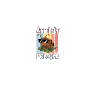 Áttelelt poloska vagyok Pride minta királykék pólón