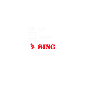 Sing minta fekete pólón