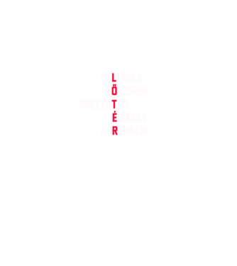 Lőtér minta fekete pólón