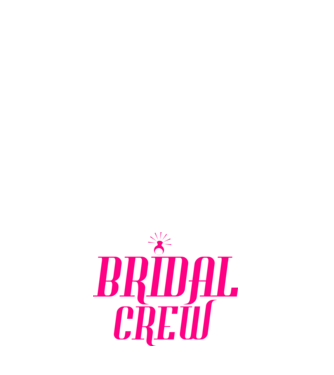Bridal Crew - LBP minta sötétkék pólón