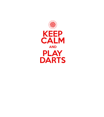 KC Play Darts - TDS minta fekete/piros pólón