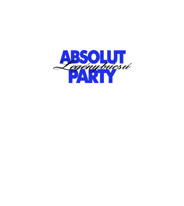 Absolut Legénybúcsú - LBP minta fehér pólón